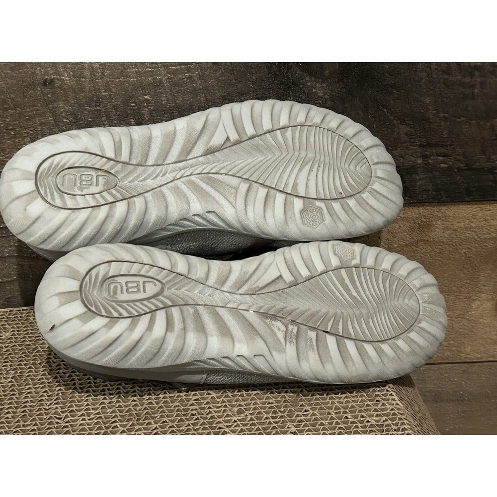 JBU Jambu Camila Mary Jane Flats Slip On Shoes Denim Shimmer Gray Women 6W - Picture 7 of 8